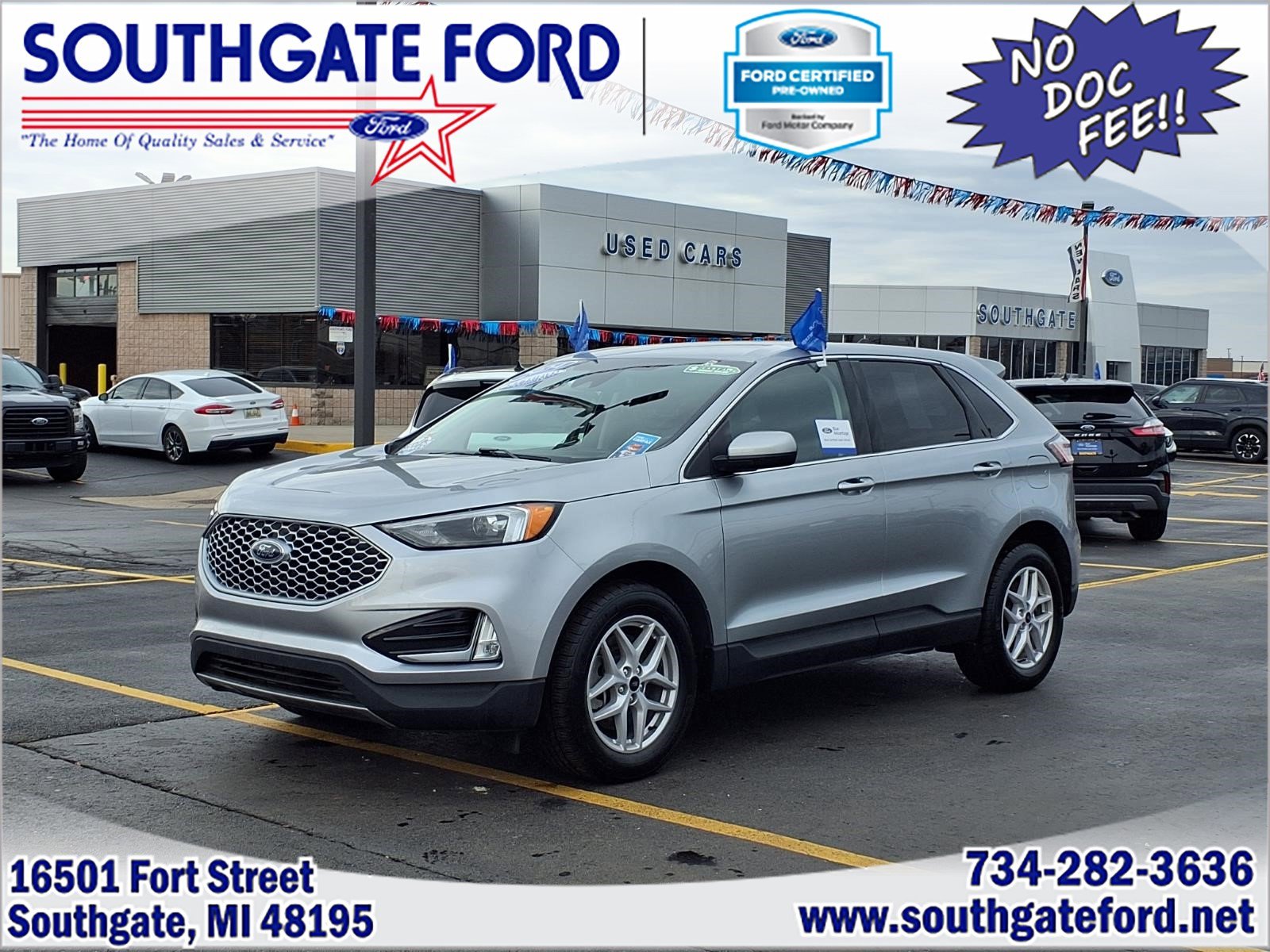 Certified 2024 Ford Edge SEL w/ Convenience Package AWD/4WD image 1