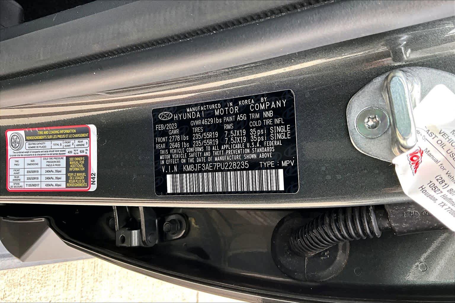 Certified 2023 Hyundai Tucson XRT FWD image 33