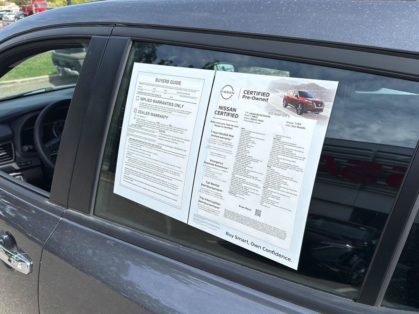 Certified 2025 Nissan Leaf S FWD image 9