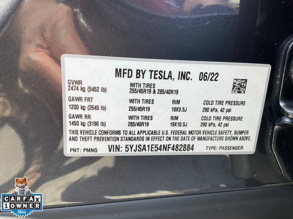 Used 2022 Tesla Model S AWD/4WD image 24