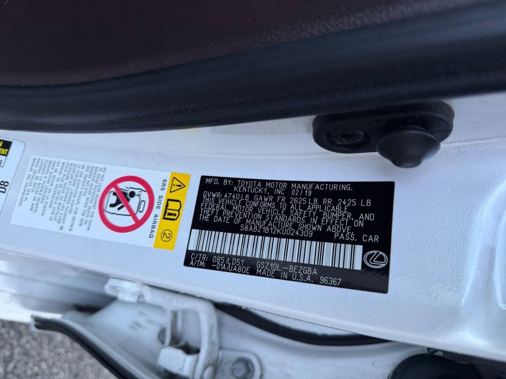 Used 2019 Lexus ES 350 w/ Premium Package image 38