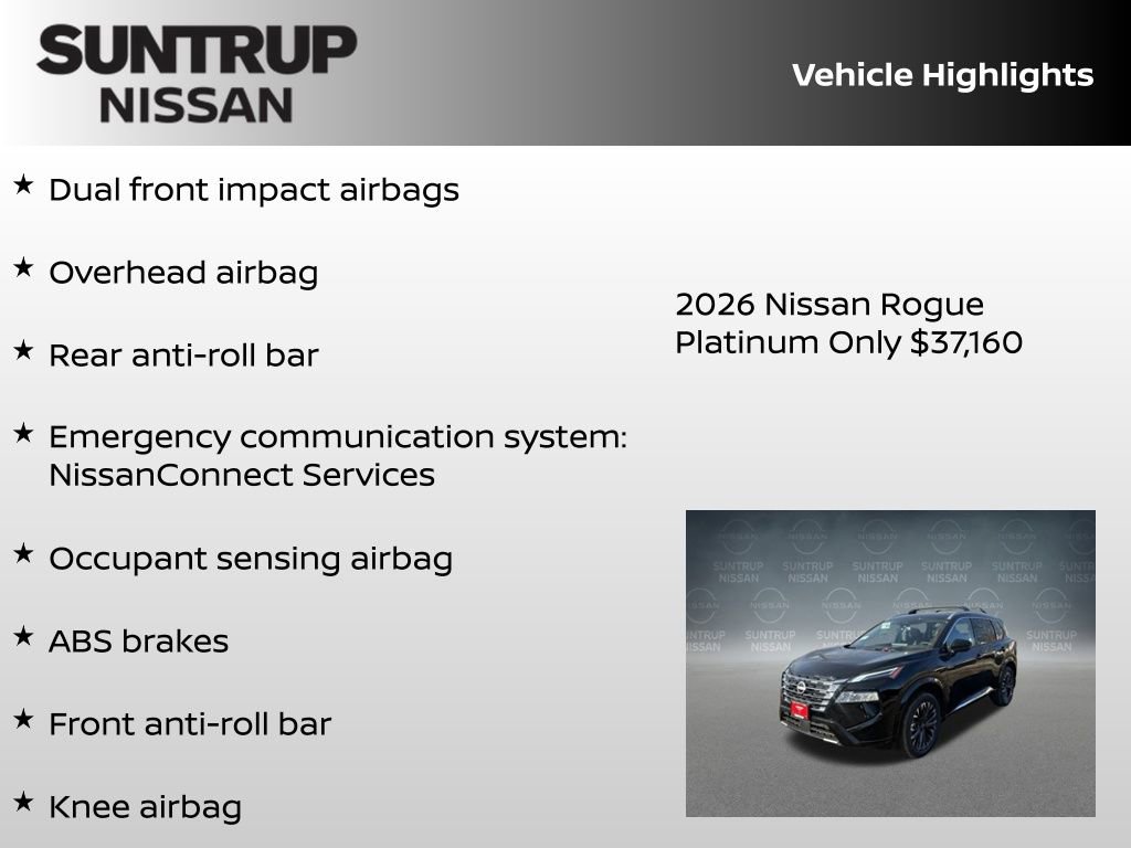 New 2026 Nissan Rogue Platinum w/ Platinum Premium Package AWD/4WD image 23