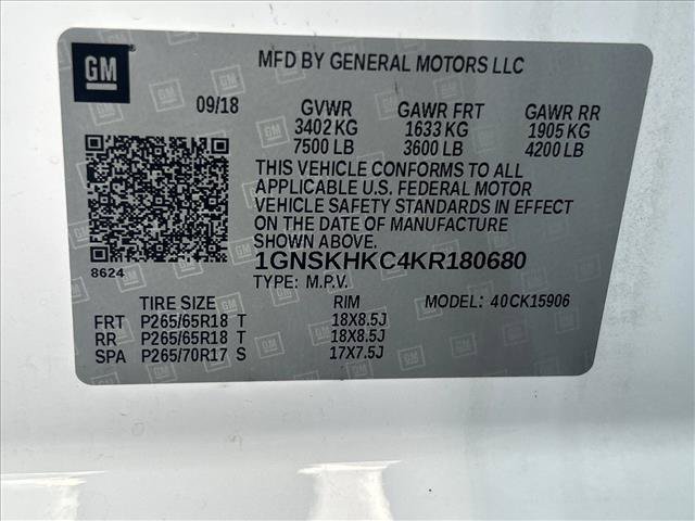 Used 2019 Chevrolet Suburban LT AWD/4WD image 30