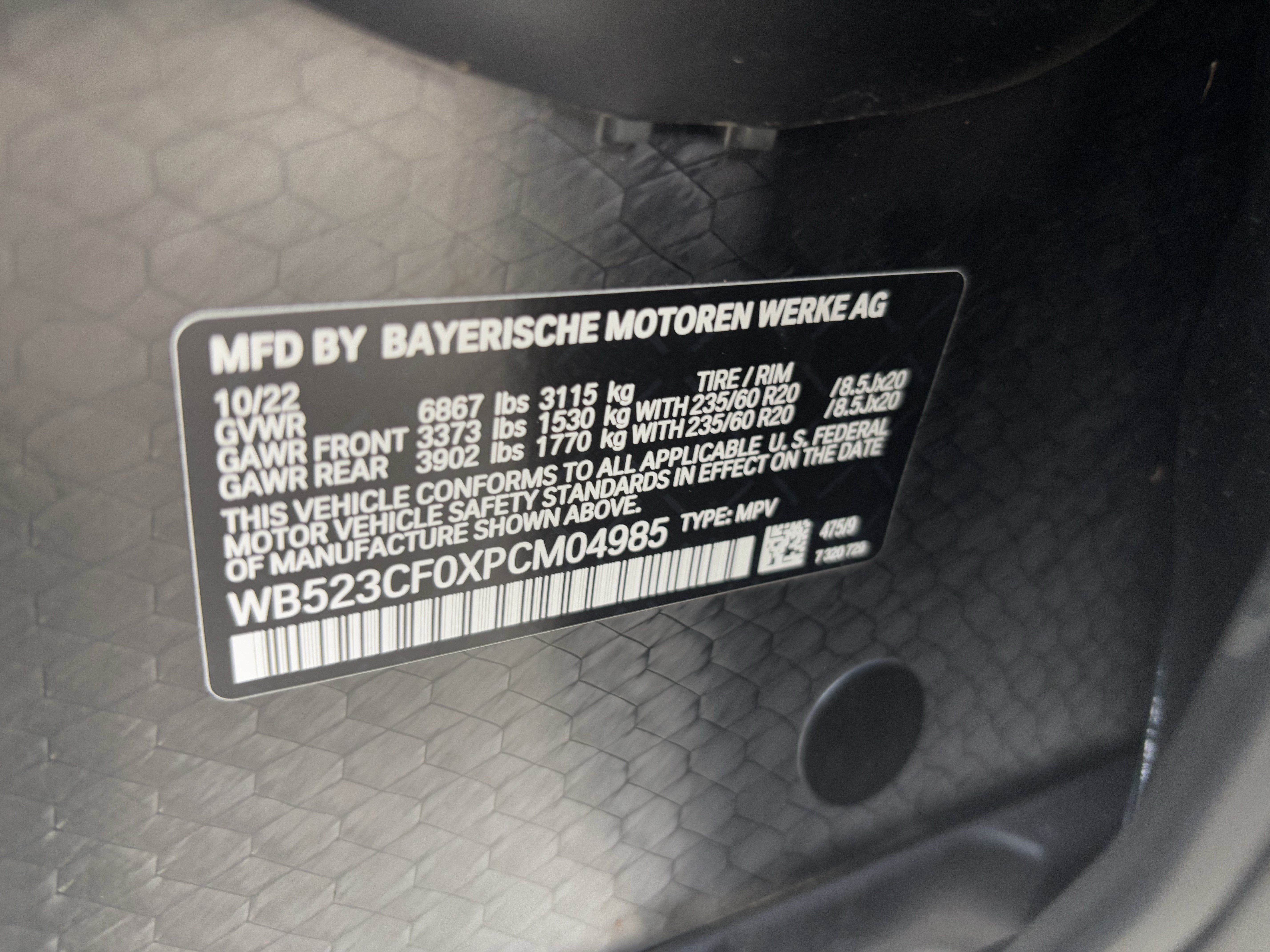 Certified 2023 BMW iX xDrive50 AWD/4WD image 37