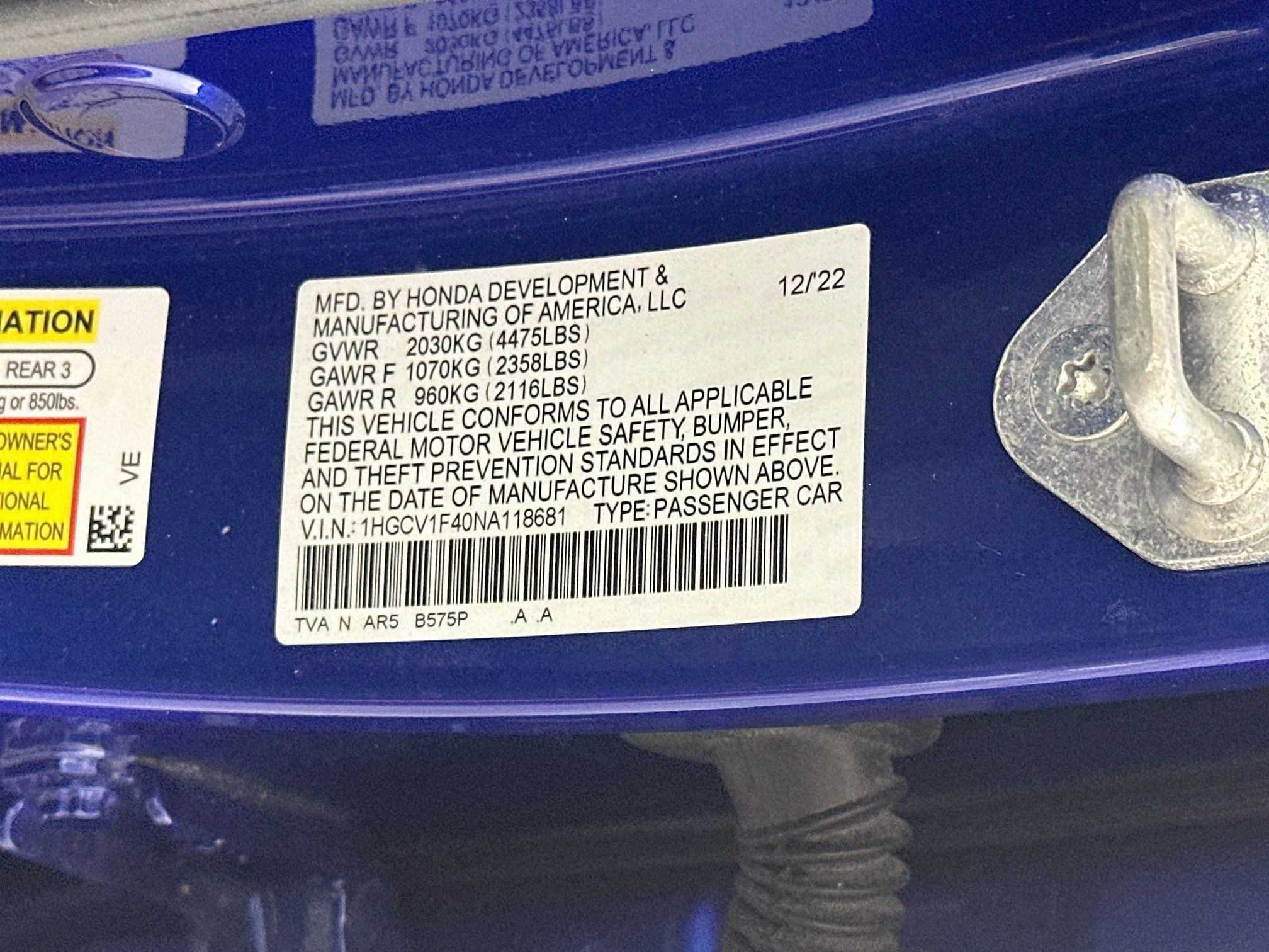 Used 2022 Honda Accord Sport Special Edition image 12