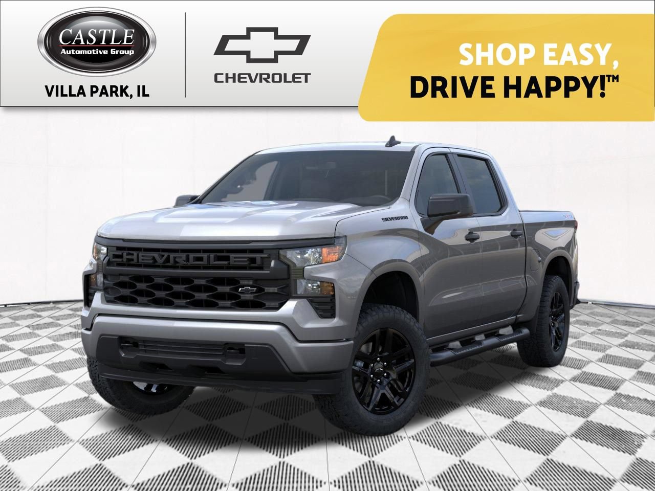 New 2026 Chevrolet Silverado 1500 Custom w/ Turbomax Blackout Package AWD/4WD video 1