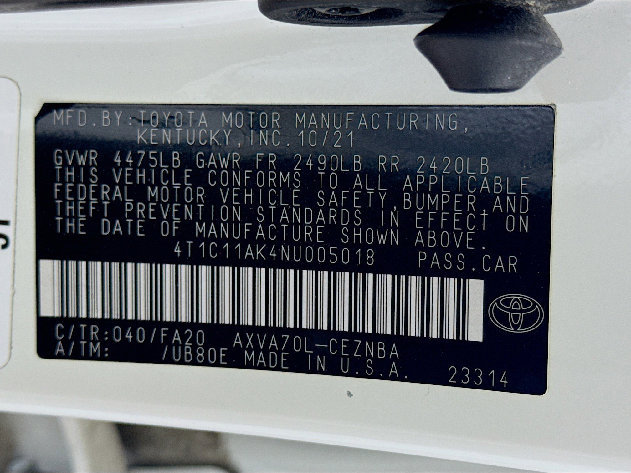 Used 2022 Toyota Camry LE image 39