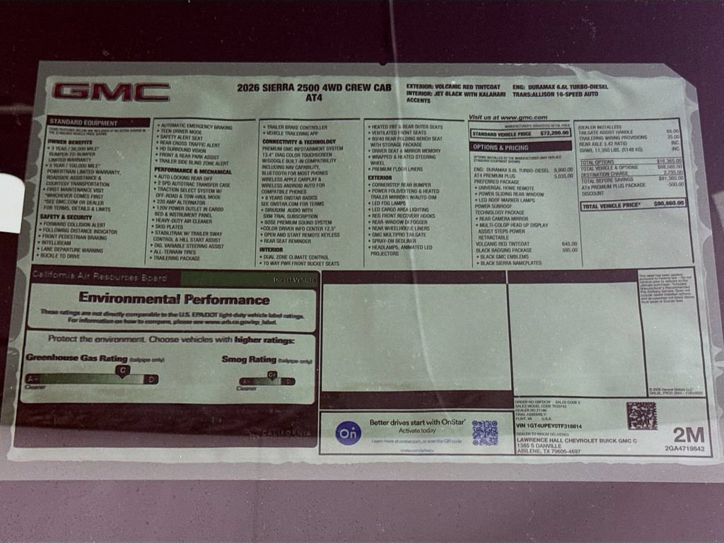 New 2026 GMC Sierra 2500 AT4 w/ AT4 Premium Plus Package AWD/4WD image 20