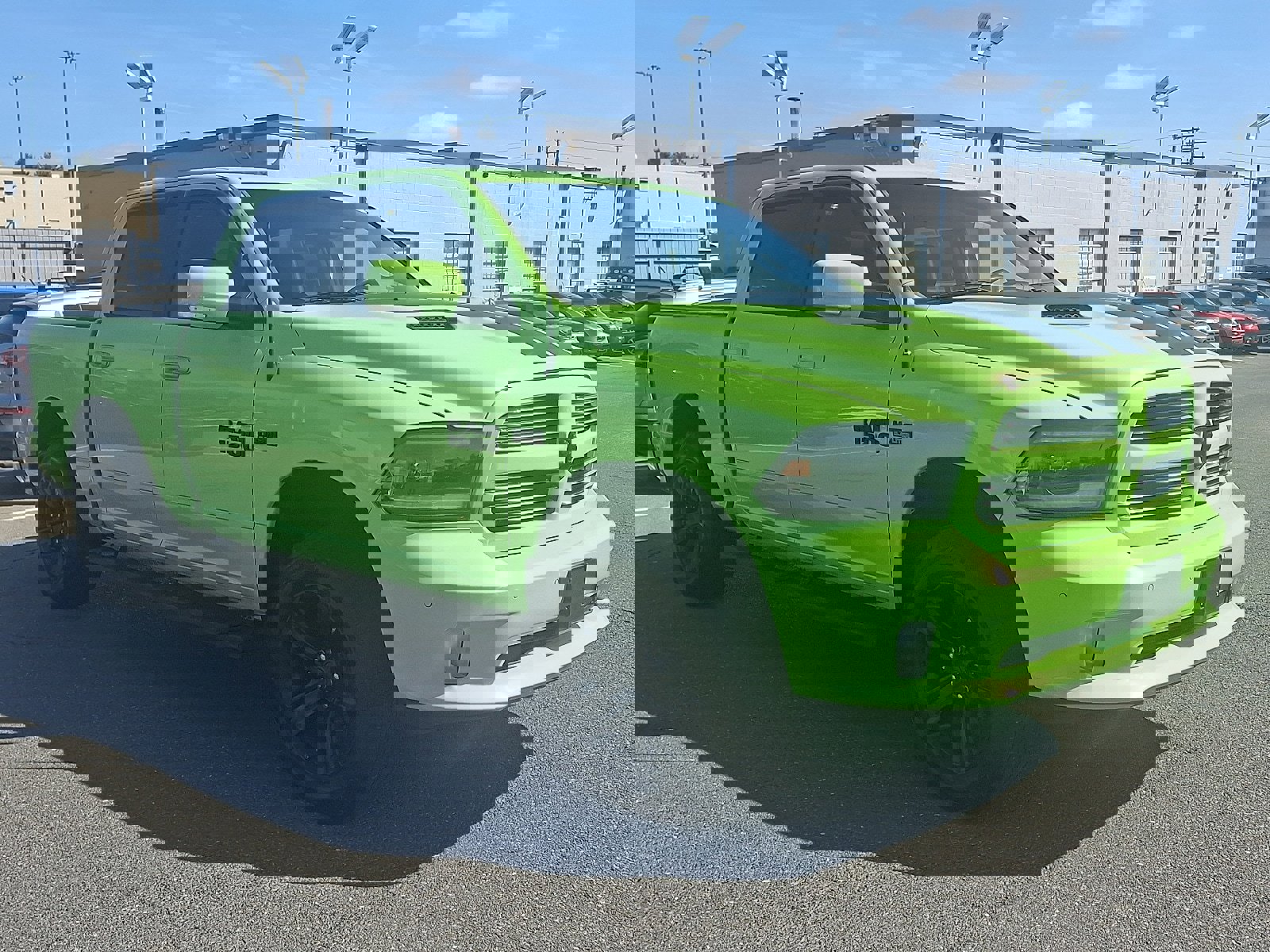 Used 2017 RAM 1500 Sport w/ Sublime Green Sport Package video 3