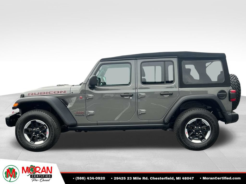 Used 2021 Jeep Wrangler Unlimited Rubicon w/ Steel Bumper Group AWD/4WD image 2