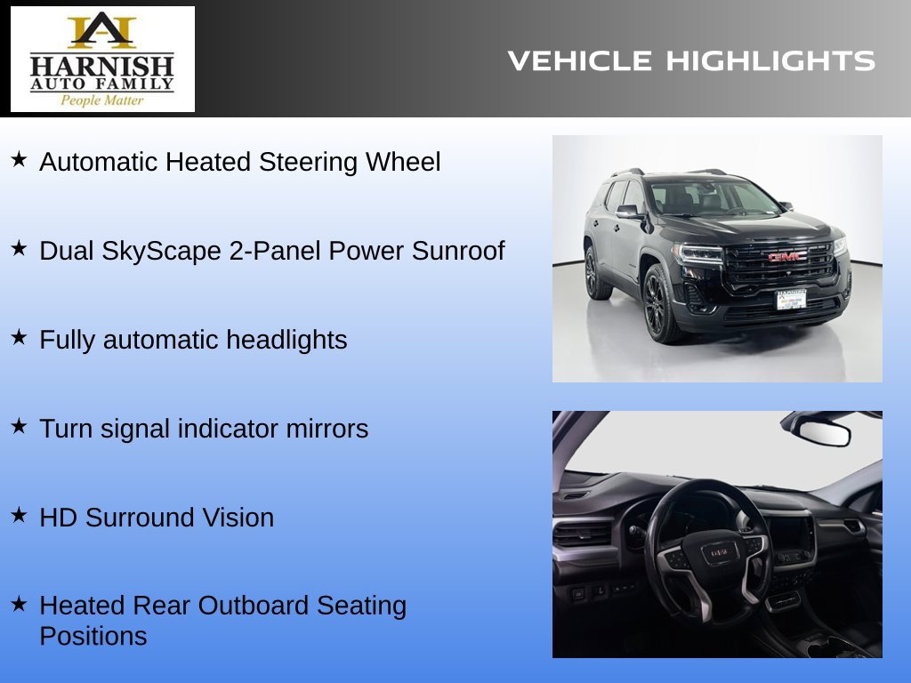 Used 2021 GMC Acadia SLT w/ Elevation Edition AWD/4WD image 9