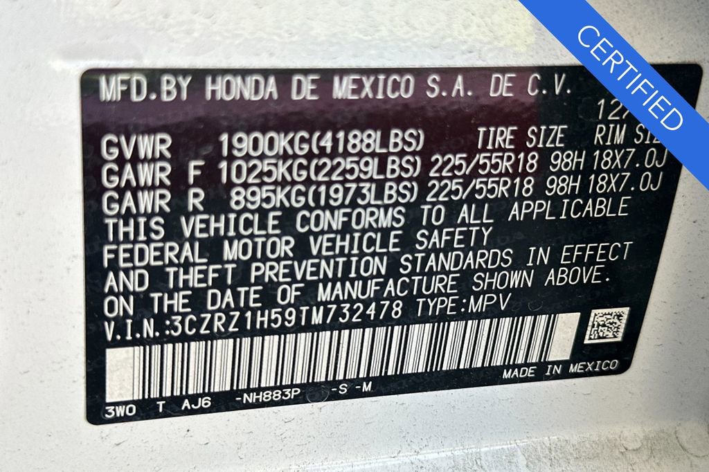 Certified 2026 Honda HR-V Sport image 33