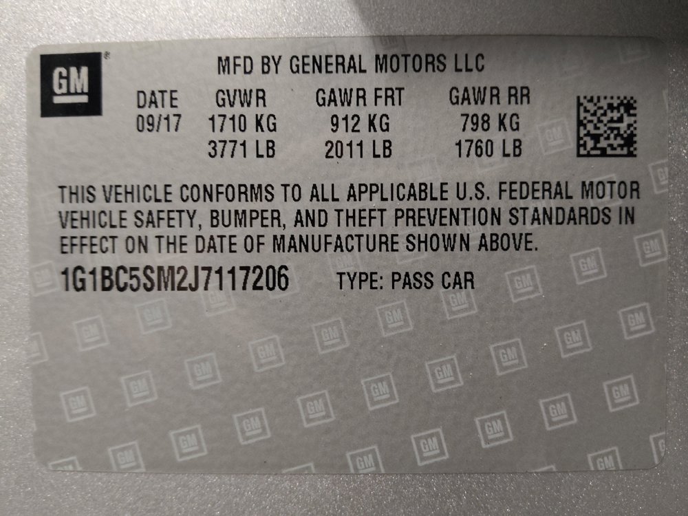 Used 2018 Chevrolet Cruze LS FWD image 33