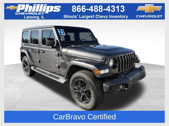 Used 2021 Jeep Wrangler Unlimited Sahara AWD/4WD 360° Tour
