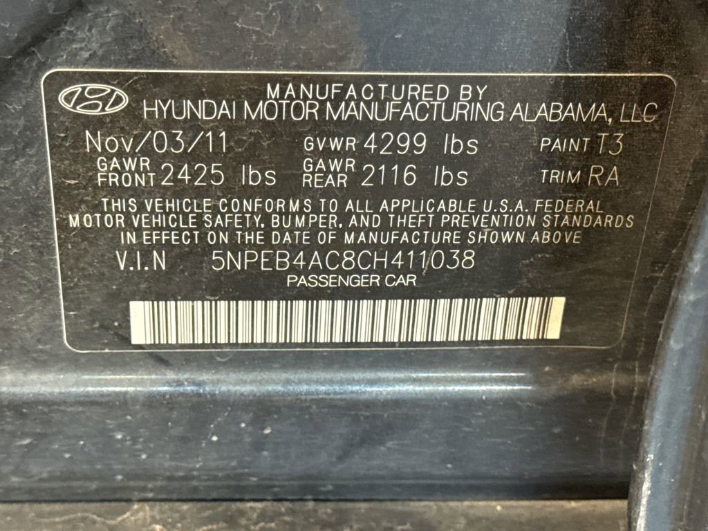 Used 2012 Hyundai Sonata GLS w/ Popular Equipment Pkg FWD image 21