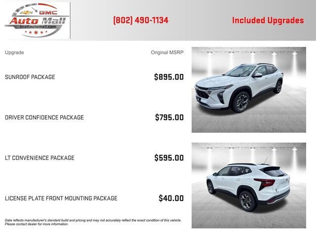 Used 2024 Chevrolet Trax LT w/ Sunroof Package FWD image 4