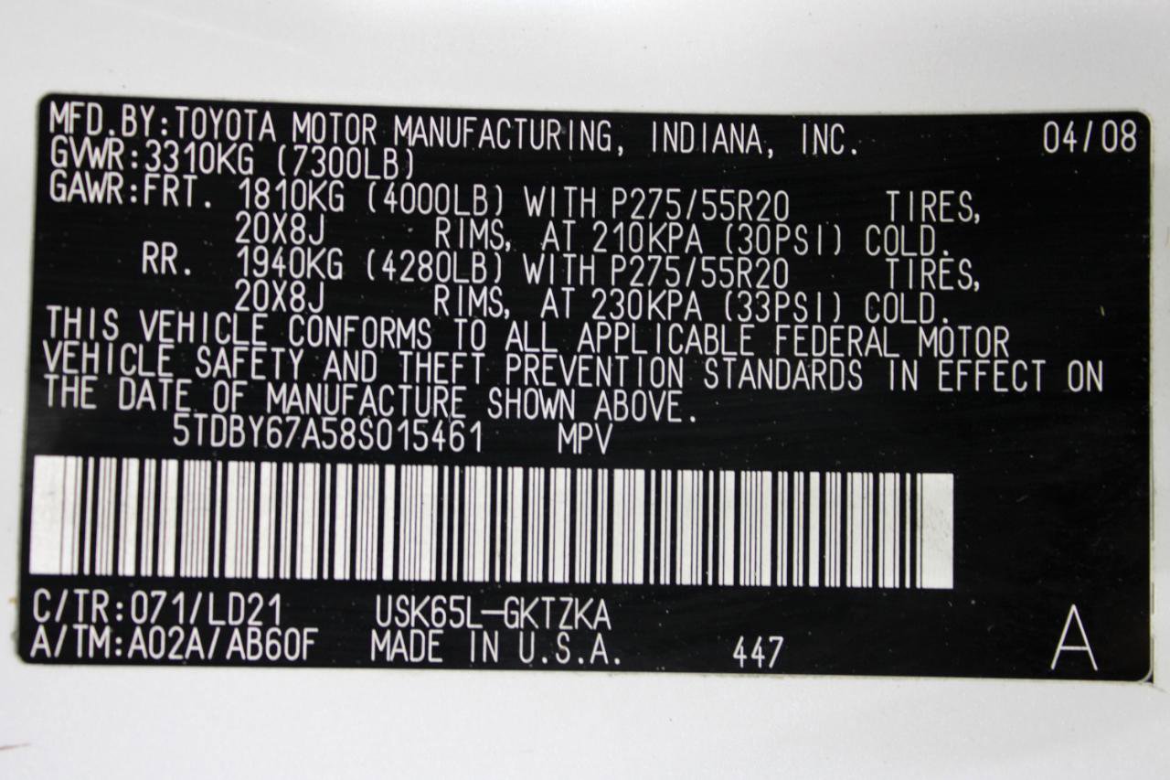 Used 2008 Toyota Sequoia Platinum image 87