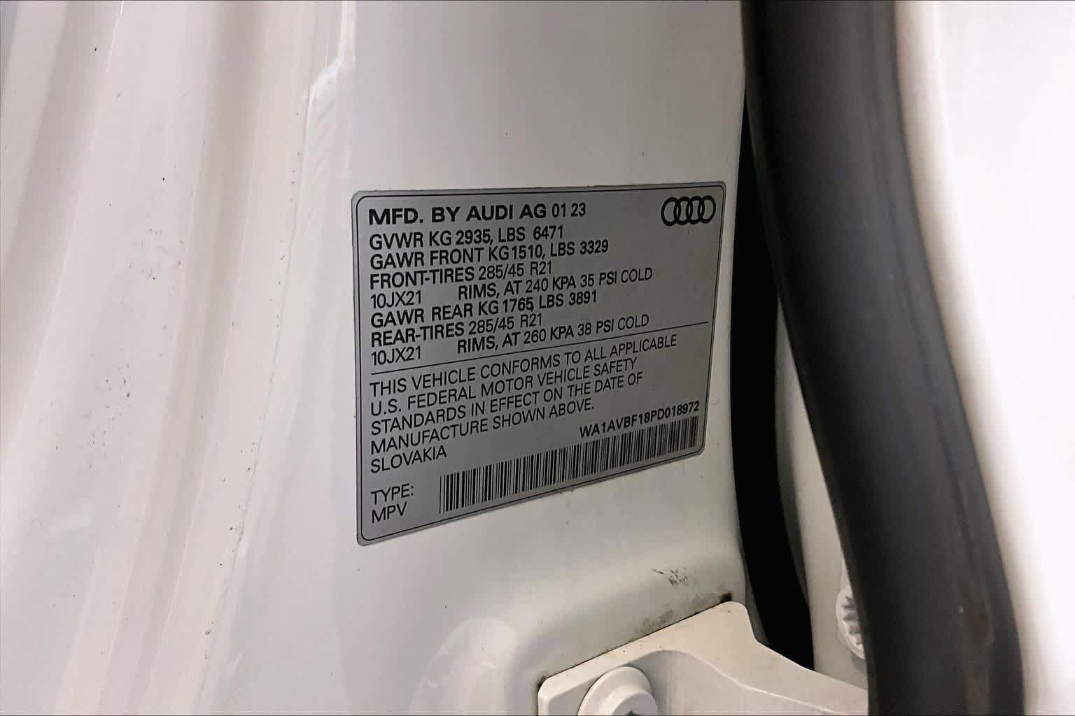 Certified 2023 Audi Q8 Premium w/ Convenience Package AWD/4WD image 34