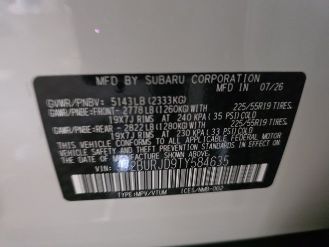 New 2026 Subaru Outback Touring XT AWD/4WD image 25