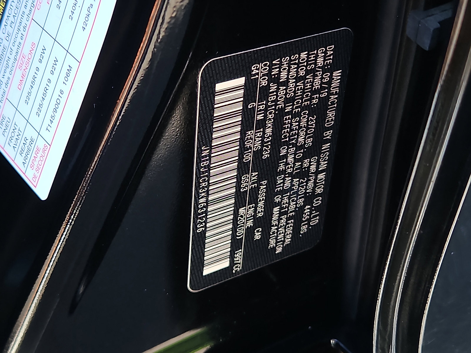 Certified 2019 Nissan Rogue Sport SL w/ Premium Package AWD/4WD image 28