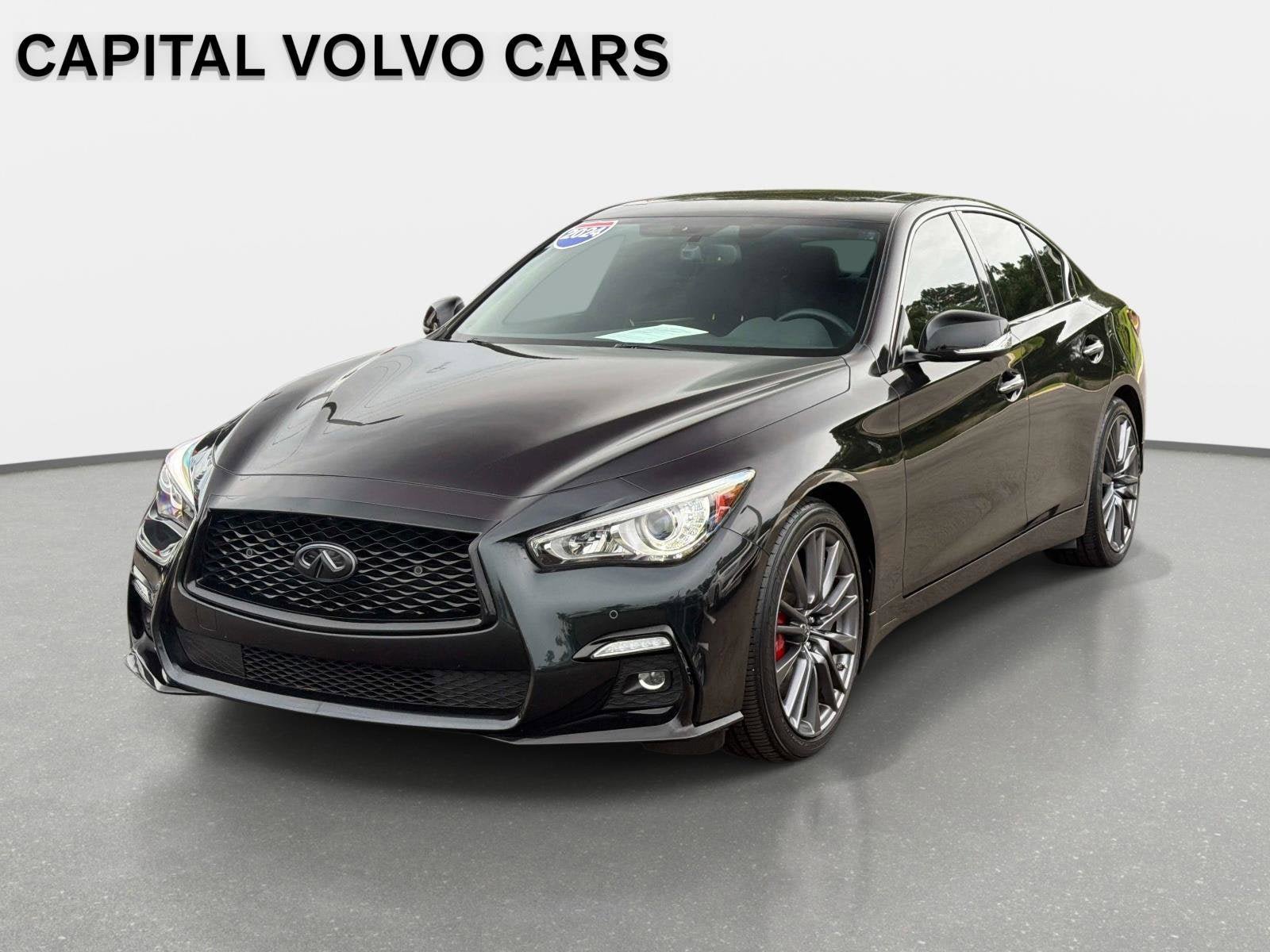 Used 2024 INFINITI Q50 Red Sport 400 w/ Black Opal Edition