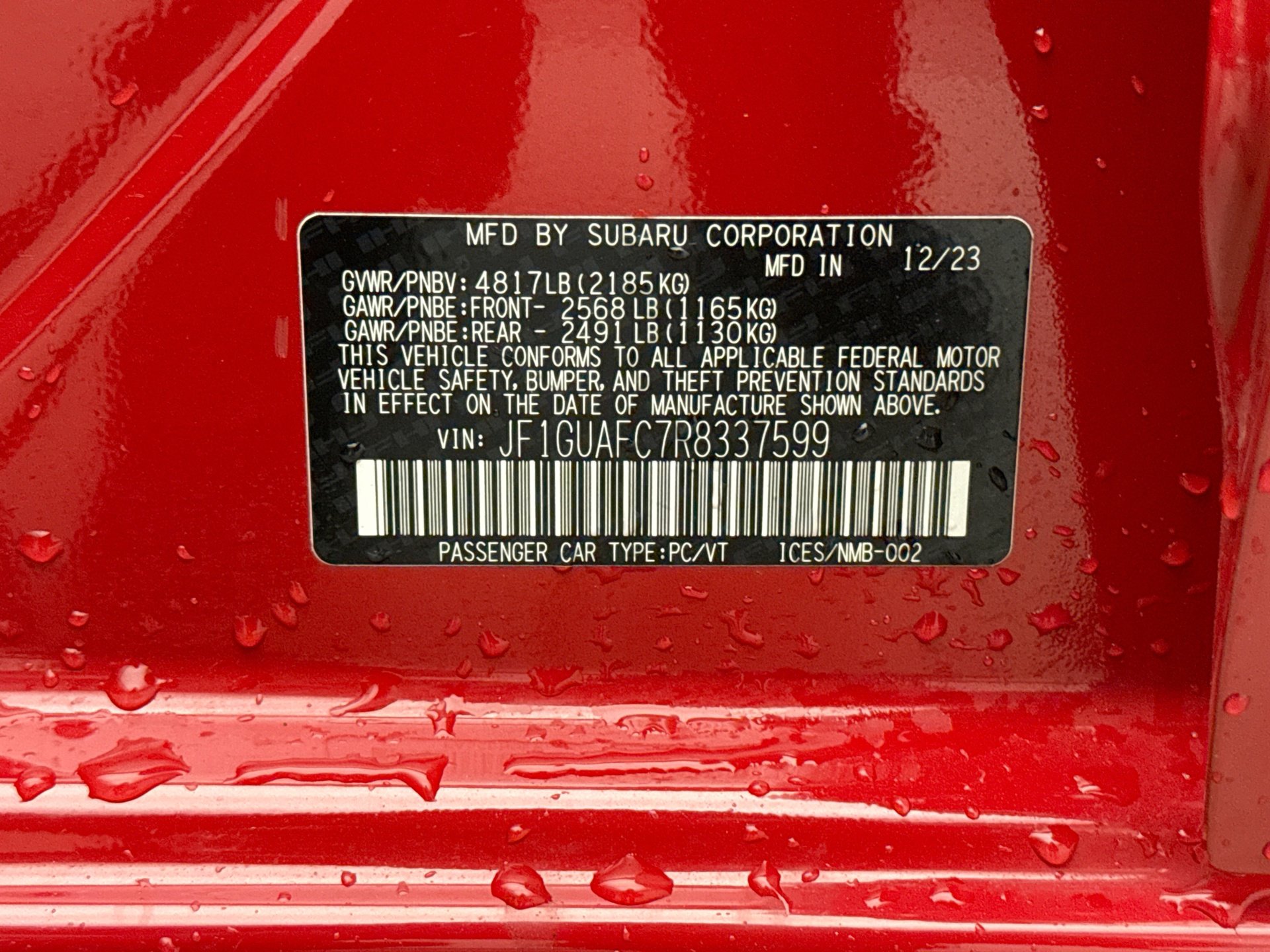 Used 2024 Subaru Impreza 2.0i Sport image 19