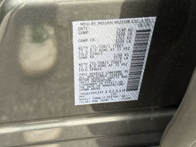 New 2026 Nissan Murano Platinum w/ Cargo Package AWD/4WD image 35