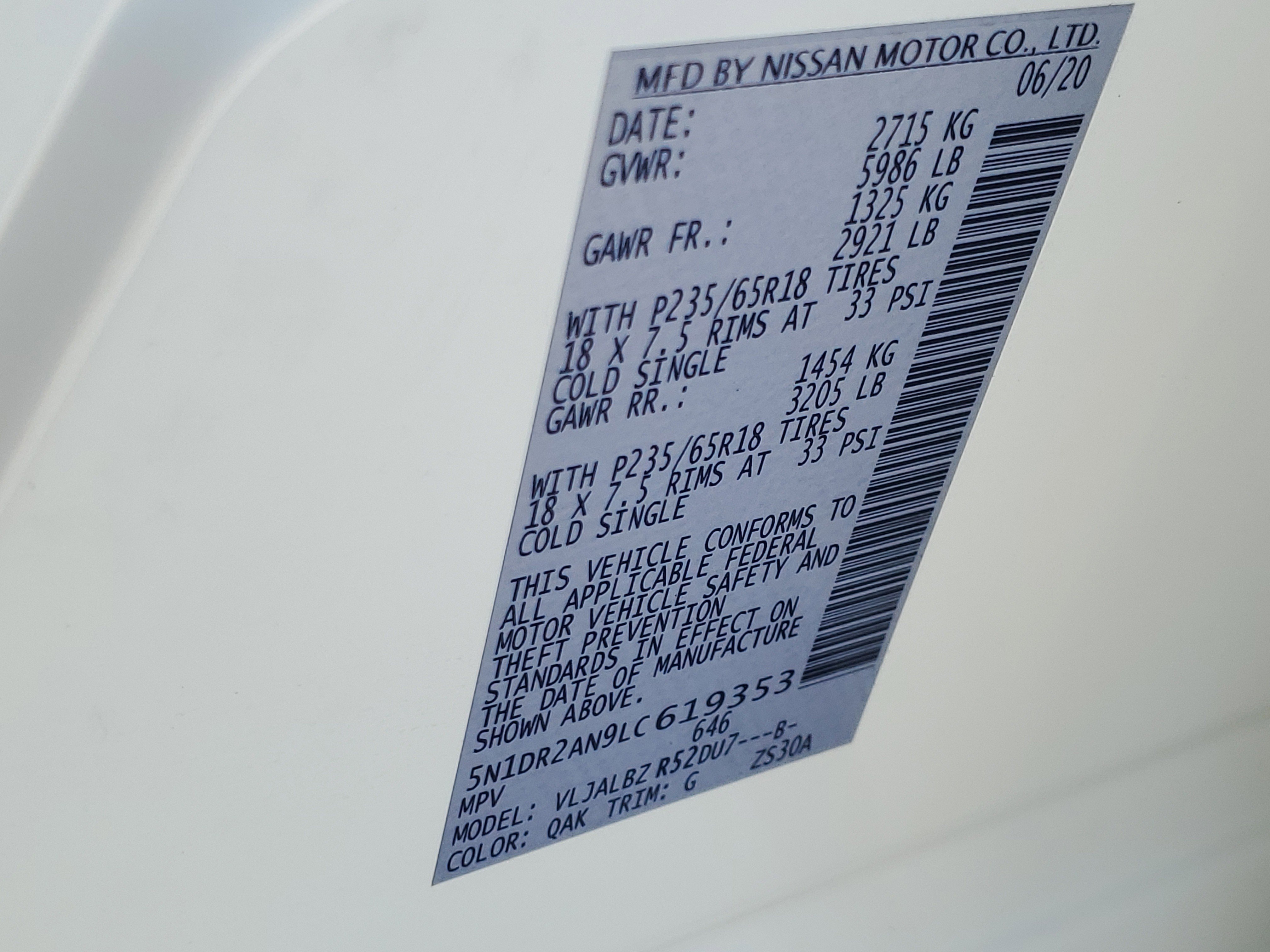 Certified 2020 Nissan Pathfinder S image 32