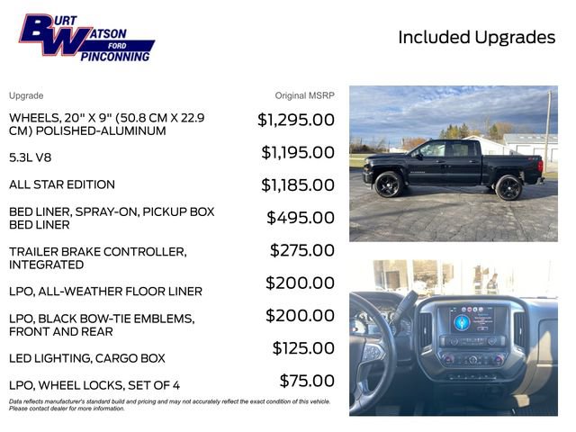 Used 2018 Chevrolet Silverado 1500 LT w/ All Star Edition image 3