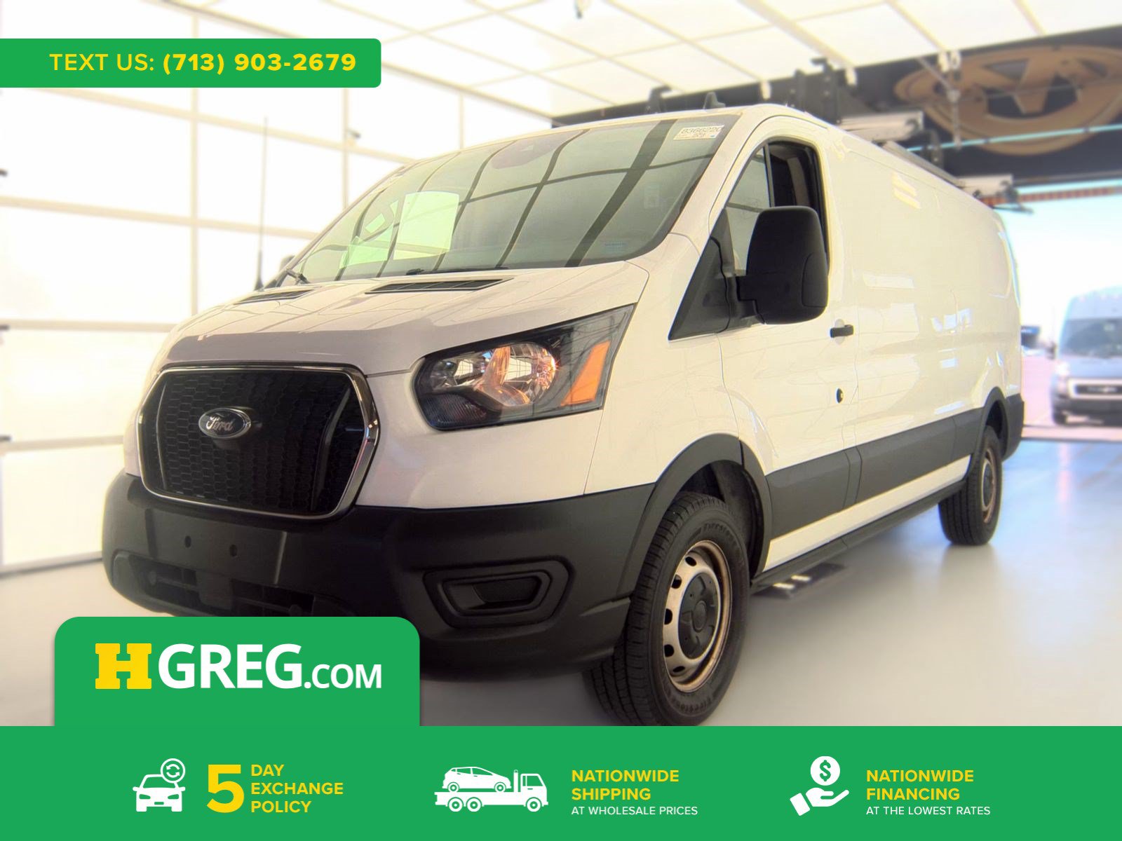 Used 2023 Ford Transit 150 Low Roof w/ Fleet Fuel Economy Package RWD image 1