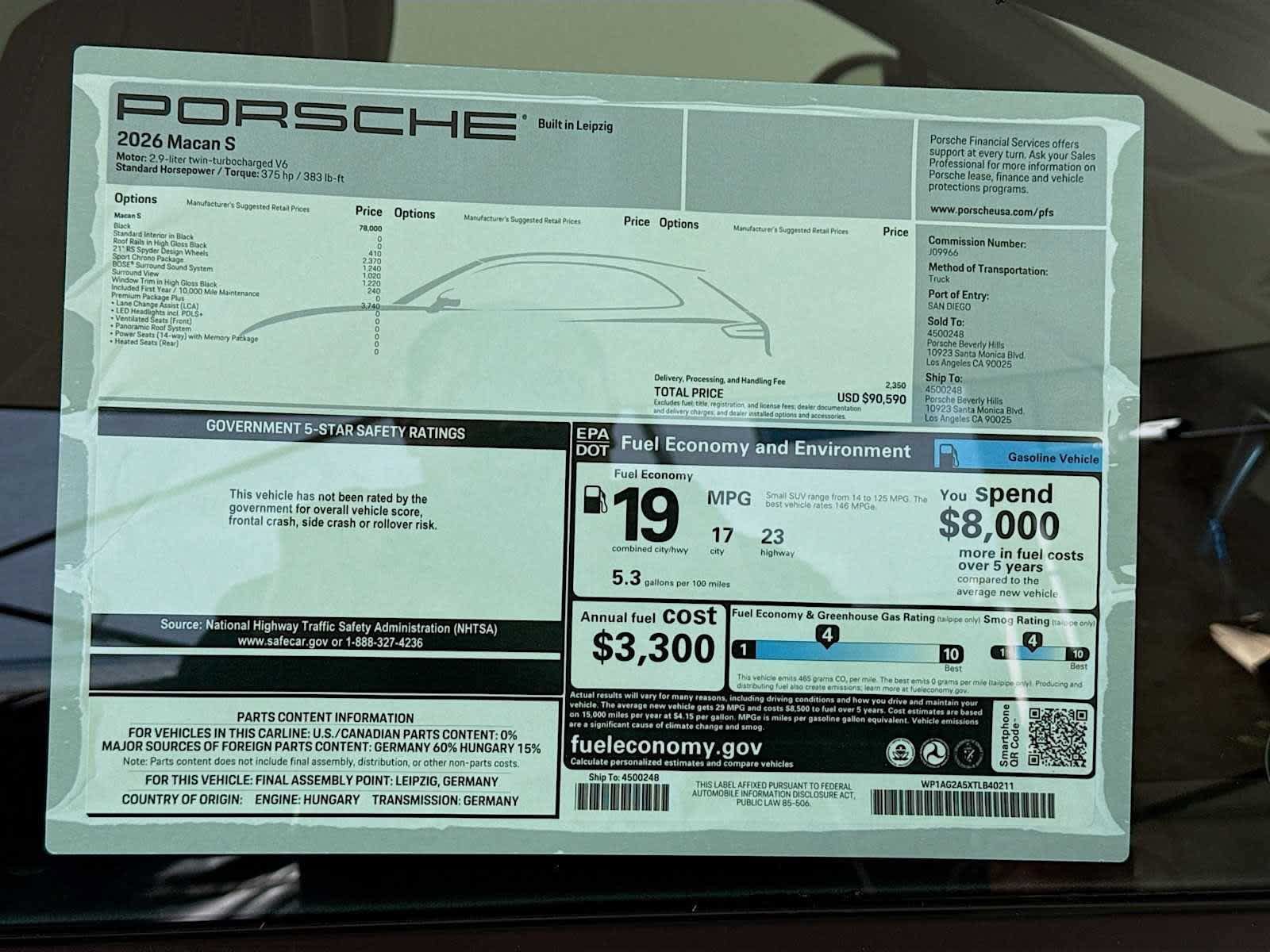 New 2026 Porsche Macan S AWD/4WD image 54