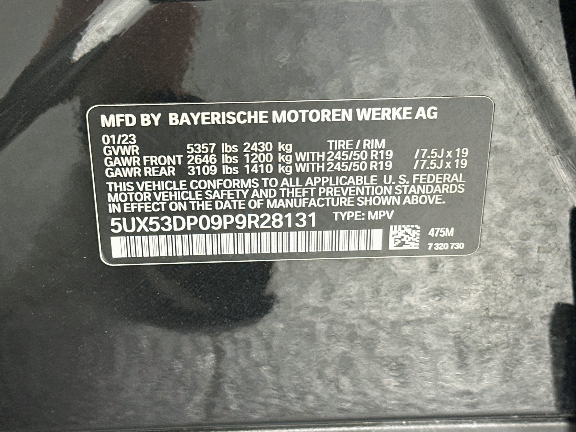 Used 2023 BMW X3 xDrive30i w/ Convenience Package AWD/4WD image 12