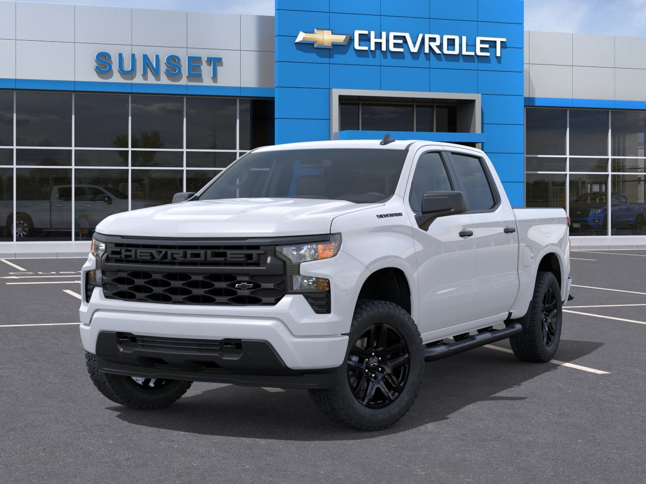 New 2026 Chevrolet Silverado 1500 Custom w/ Turbomax Blackout Package RWD image 6