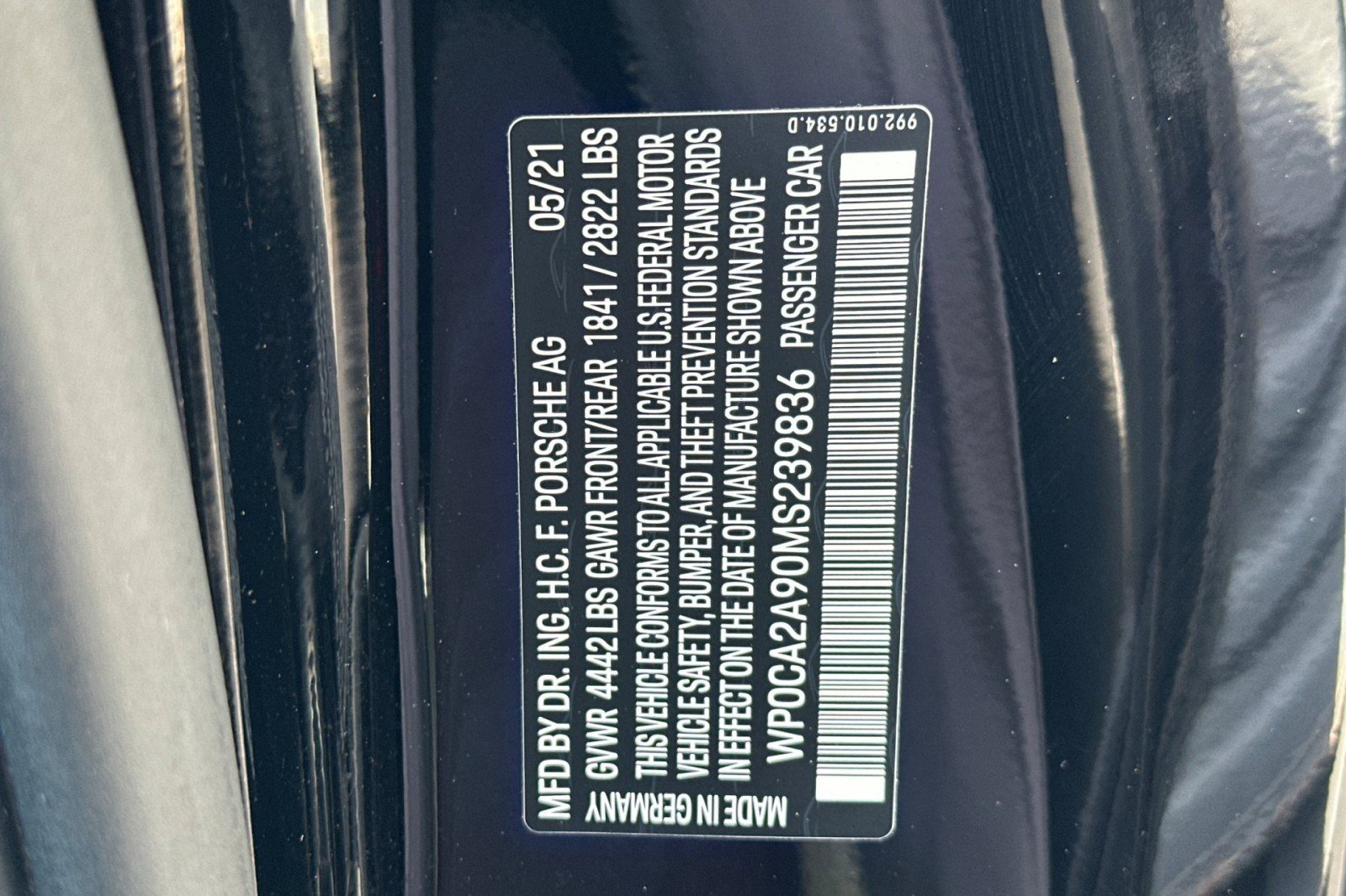 Certified 2021 Porsche 911 Carrera image 28