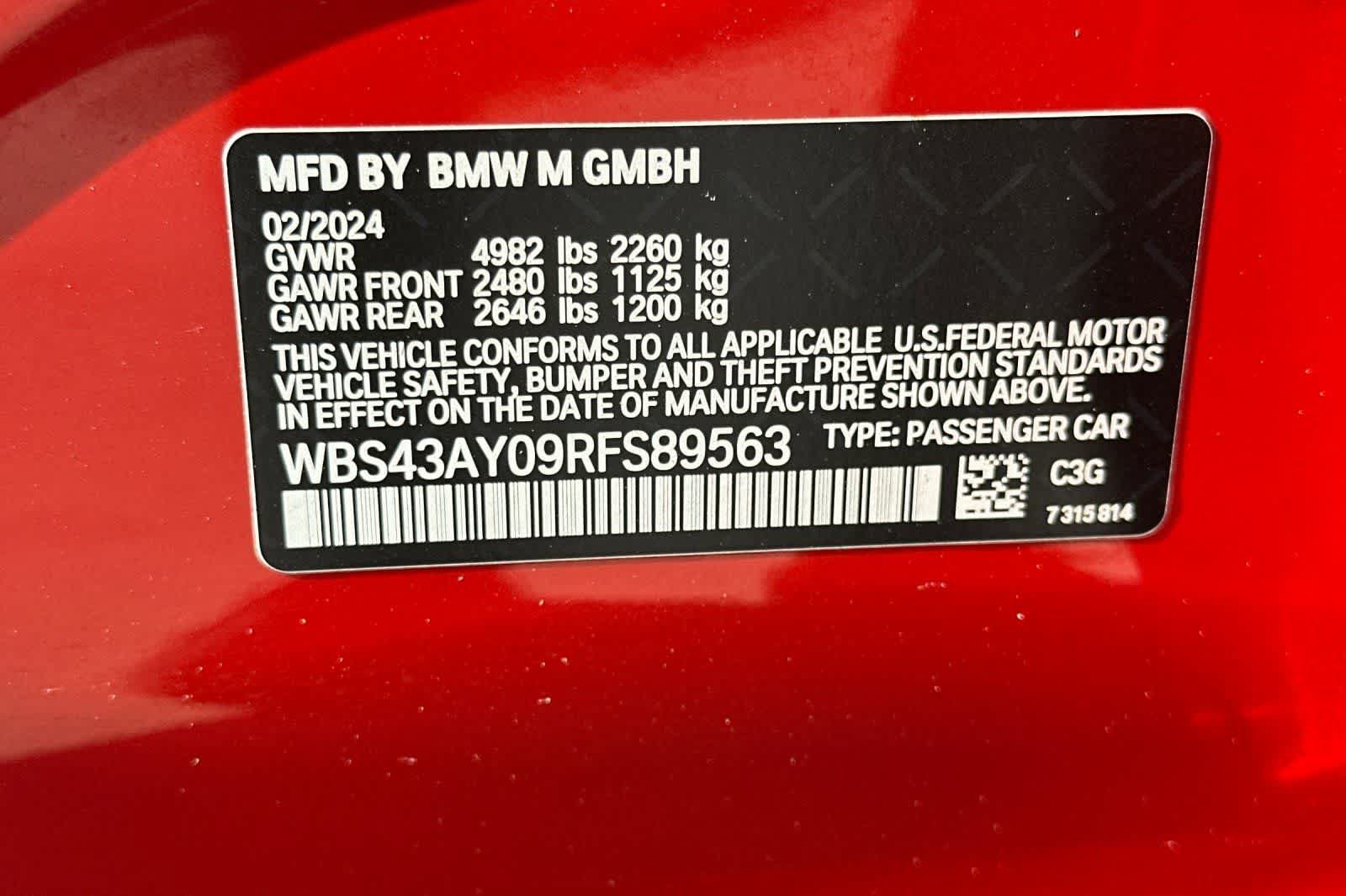 Used 2024 BMW M3 Competition w/ M Driver's Package AWD/4WD image 37