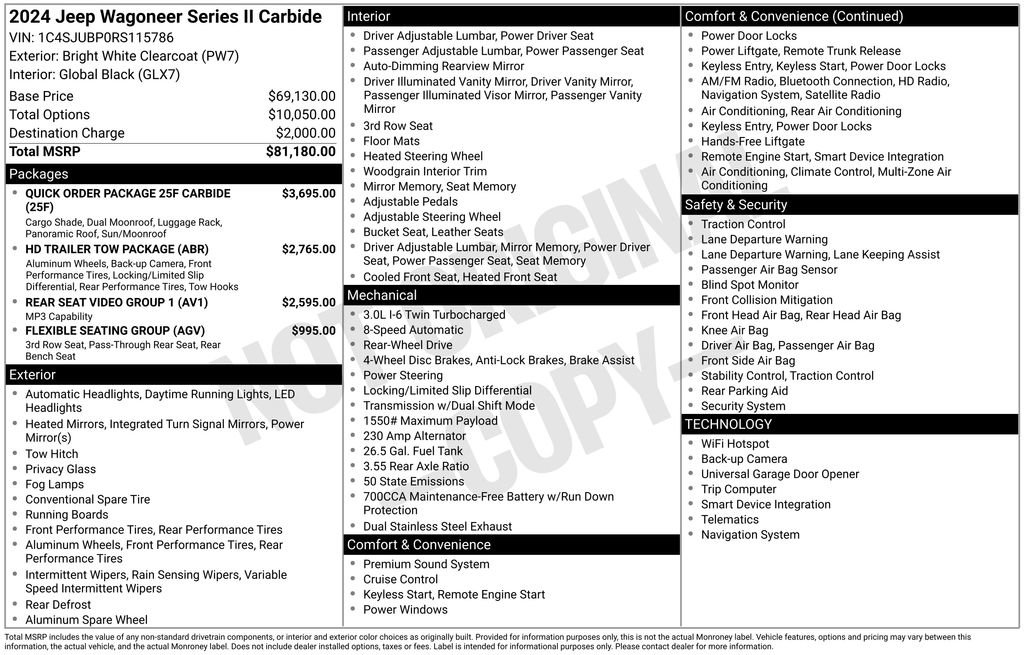 Used 2024 Jeep Wagoneer Series II image 14