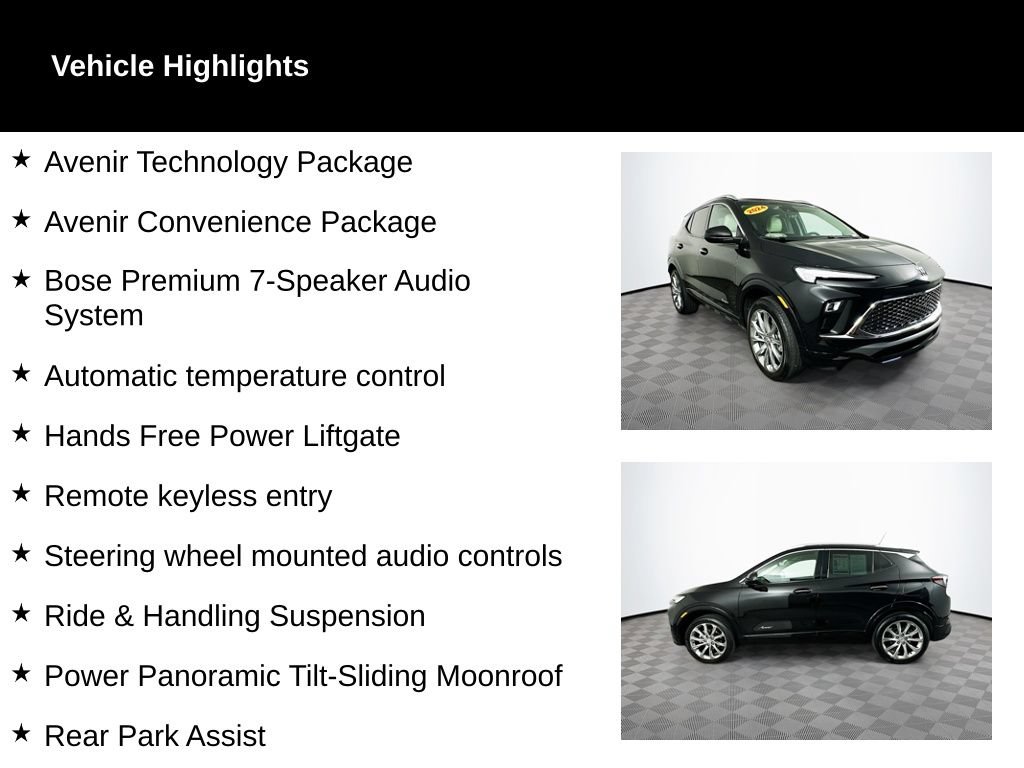 Used 2024 Buick Encore GX Avenir w/ Avenir Technology Package AWD/4WD video 2