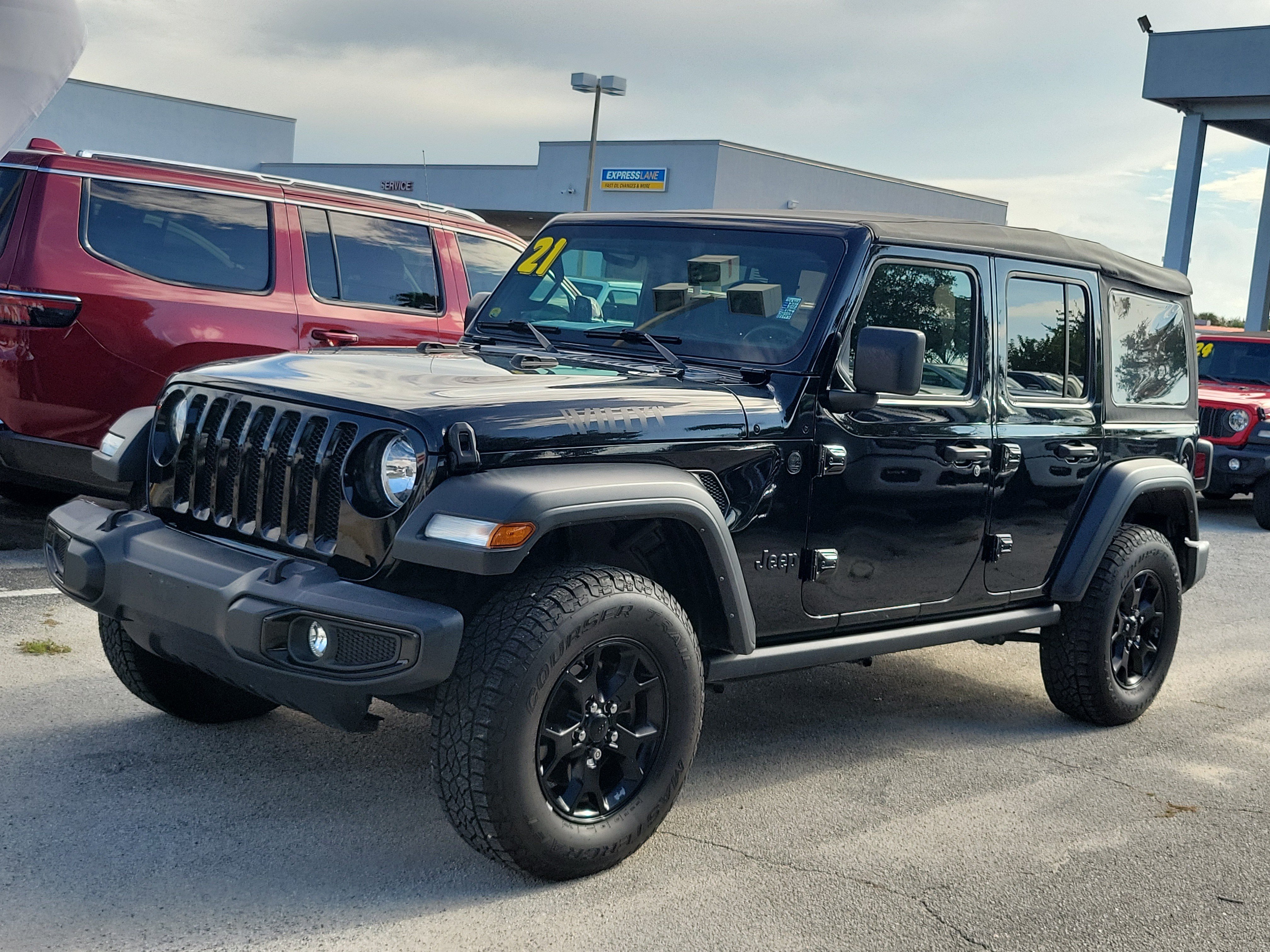 Used 2021 Jeep Wrangler Unlimited Sport AWD/4WD image 2