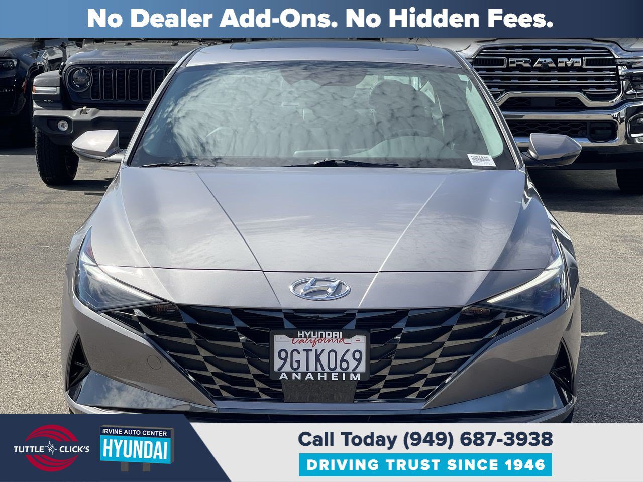 Certified 2023 Hyundai Elantra Limited FWD image 2