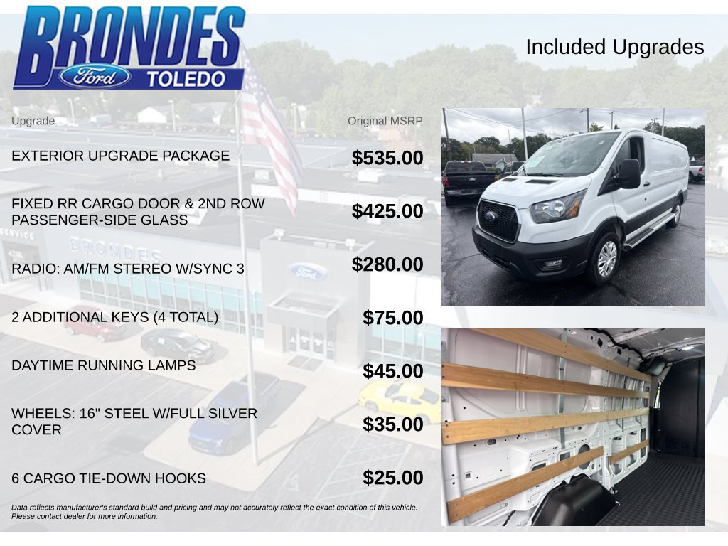 Used 2025 Ford Transit 250 Low Roof w/ Exterior Upgrade Package RWD image 6