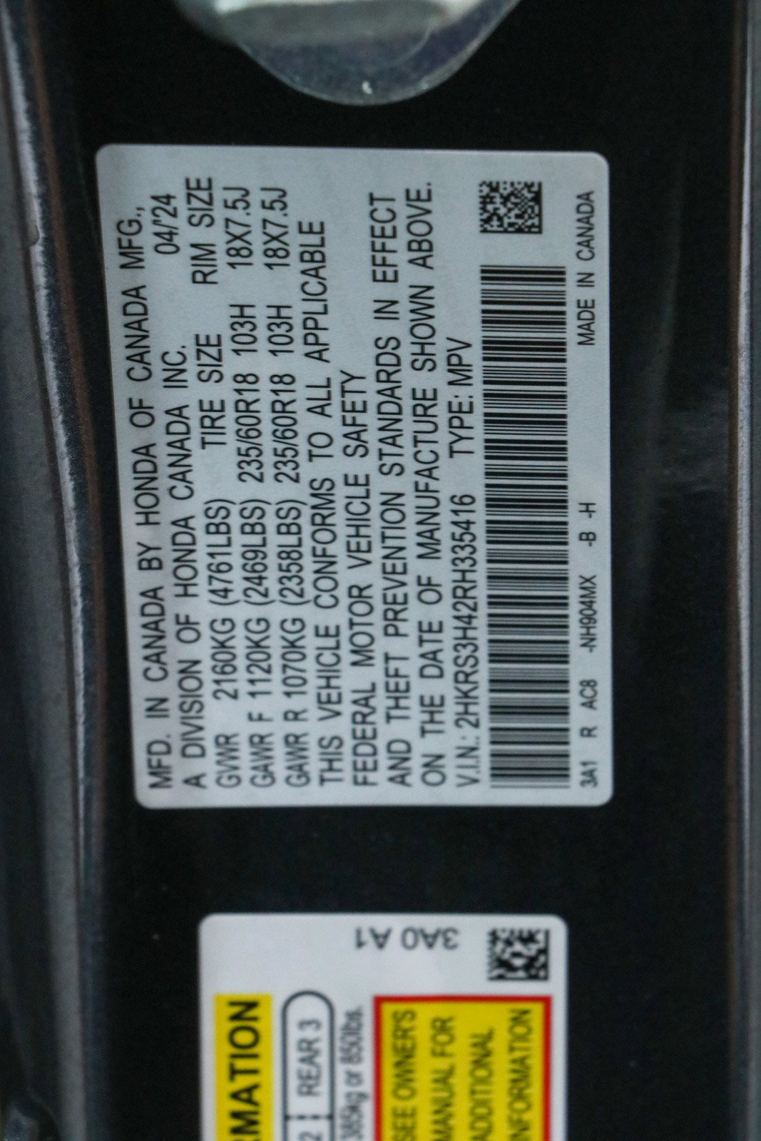 Used 2024 Honda CR-V EX image 32