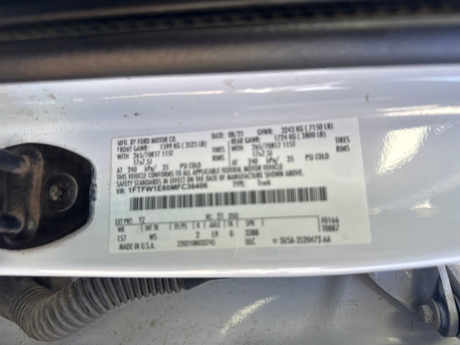 Used 2021 Ford F150 XL w/ Trailer Tow Package image 29