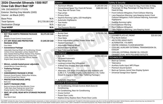 New 2026 Chevrolet Silverado 1500 RST image 5