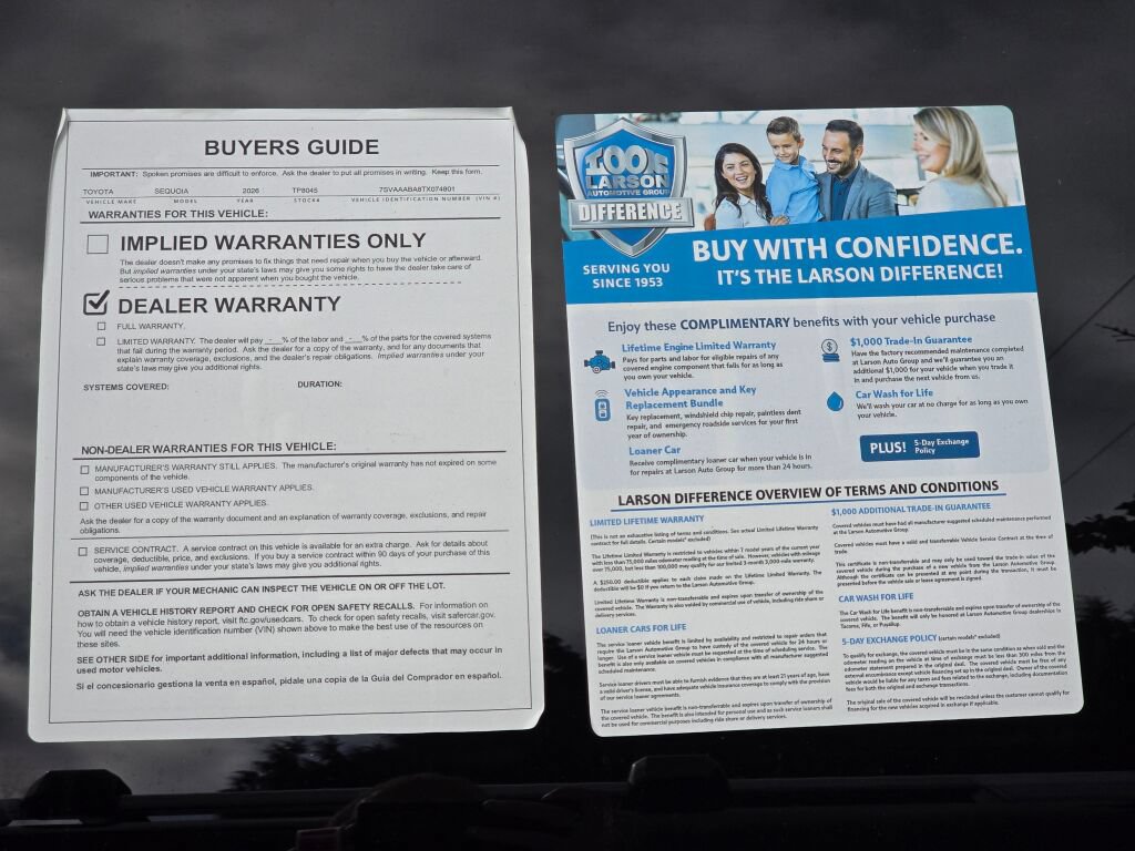 Certified 2026 Toyota Sequoia SR5 AWD/4WD image 47