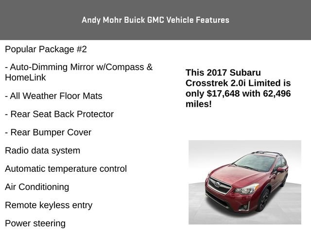 Used 2017 Subaru Crosstrek 2.0i Limited image 12