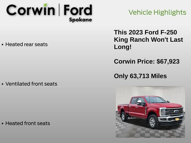 Certified 2023 Ford F250 King Ranch w/ Chrome Package image 19
