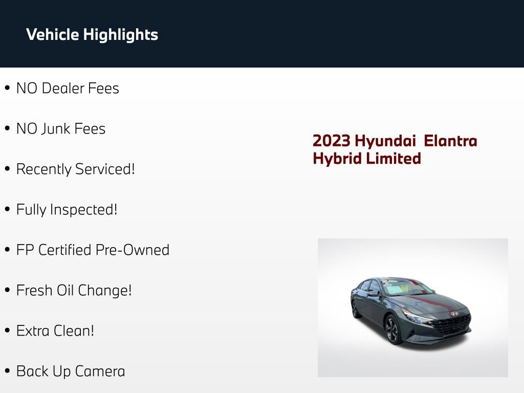 Used 2023 Hyundai Elantra Limited FWD image 61