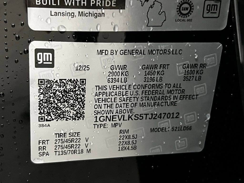 New 2026 Chevrolet Traverse RS w/ LPO, Illumination Package image 32