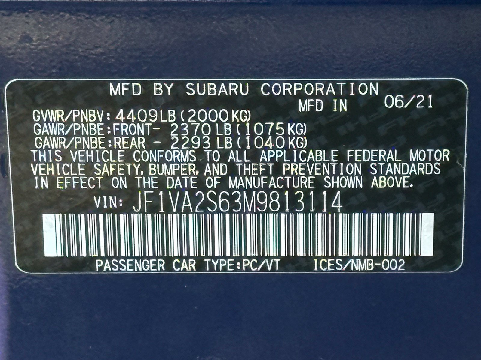 Used 2021 Subaru WRX STI AWD/4WD image 49