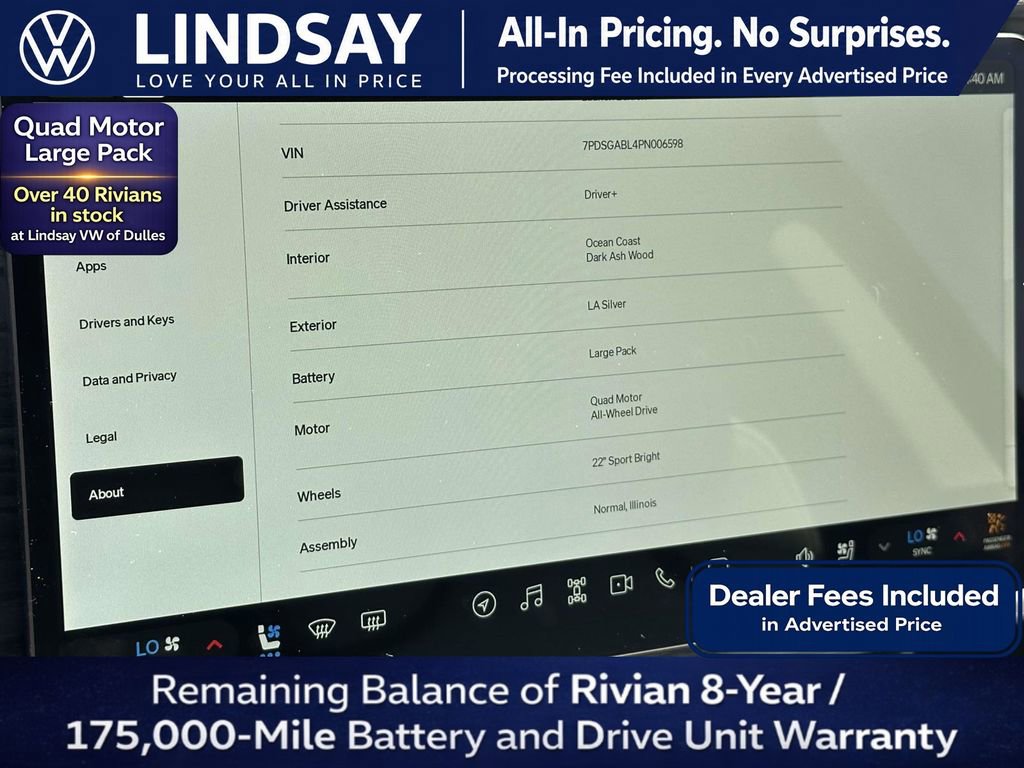 Used 2023 Rivian R1S Launch Edition AWD/4WD image 26